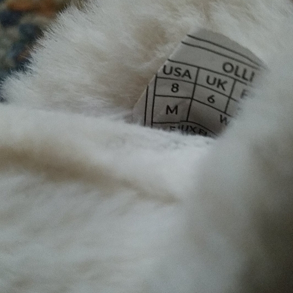 Earth orgins Olli faux fur slide - Picture 6 of 6